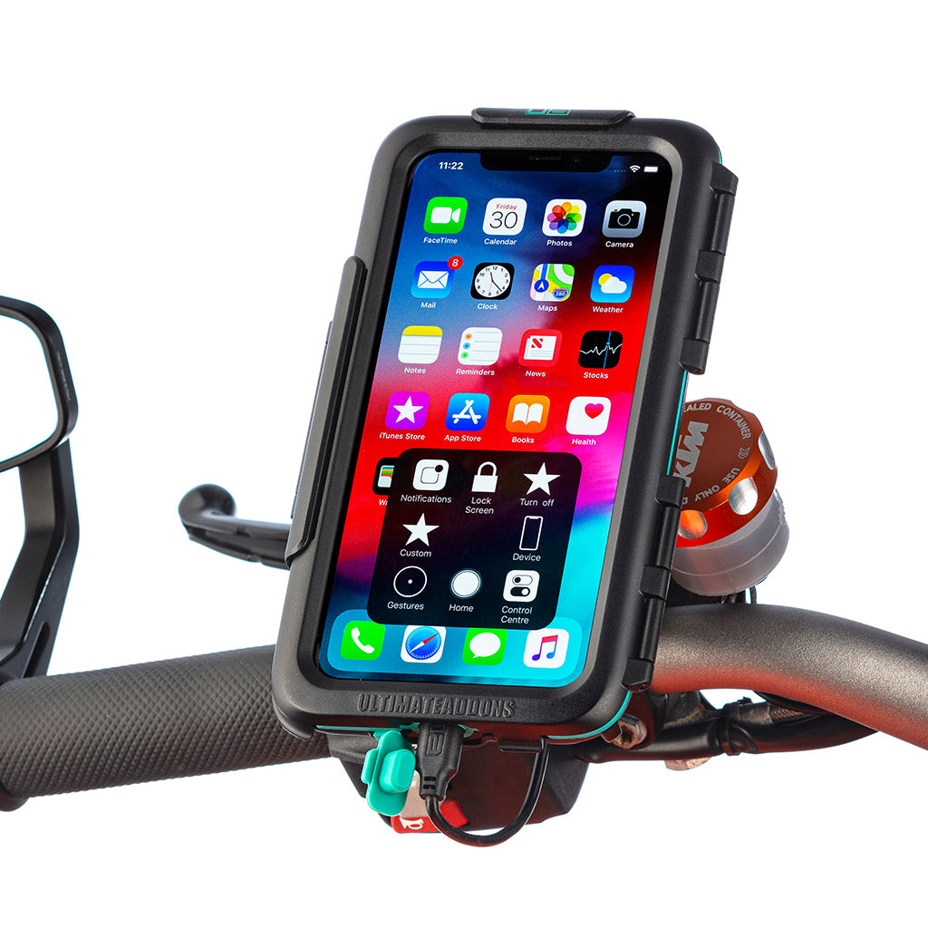 Apple  iPhone SE 2020 Waterproof Case Motorcycle Mirror Mount Kits - Ultimateaddons